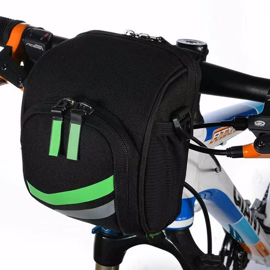 Bike Handlebar Bag Waterproof Bicycle Frame Bag Cycling Front Handlebar Bag