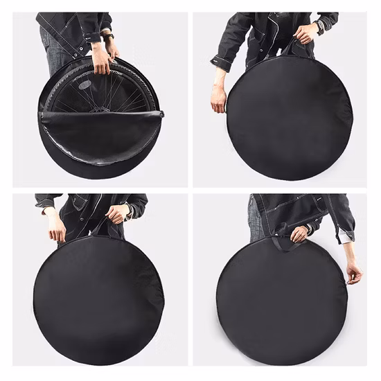 Bolsa suave para rueda de bicicleta, bolsa para juego de ruedas, Estuche De Viaje para bicicleta de montaña y carretera, bolsa de transporte para ruedas